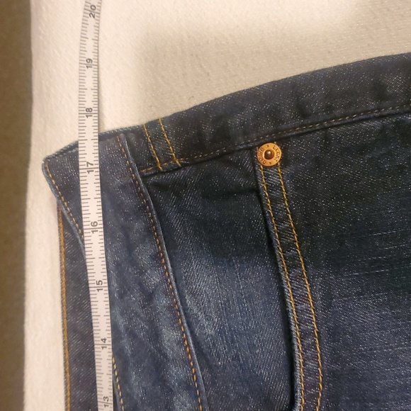 Lucky Brand Lola Boot Cut Embroidered Snap Closure Back Pocket Sz 14 X 32" Jeans - Picture 10 of 12